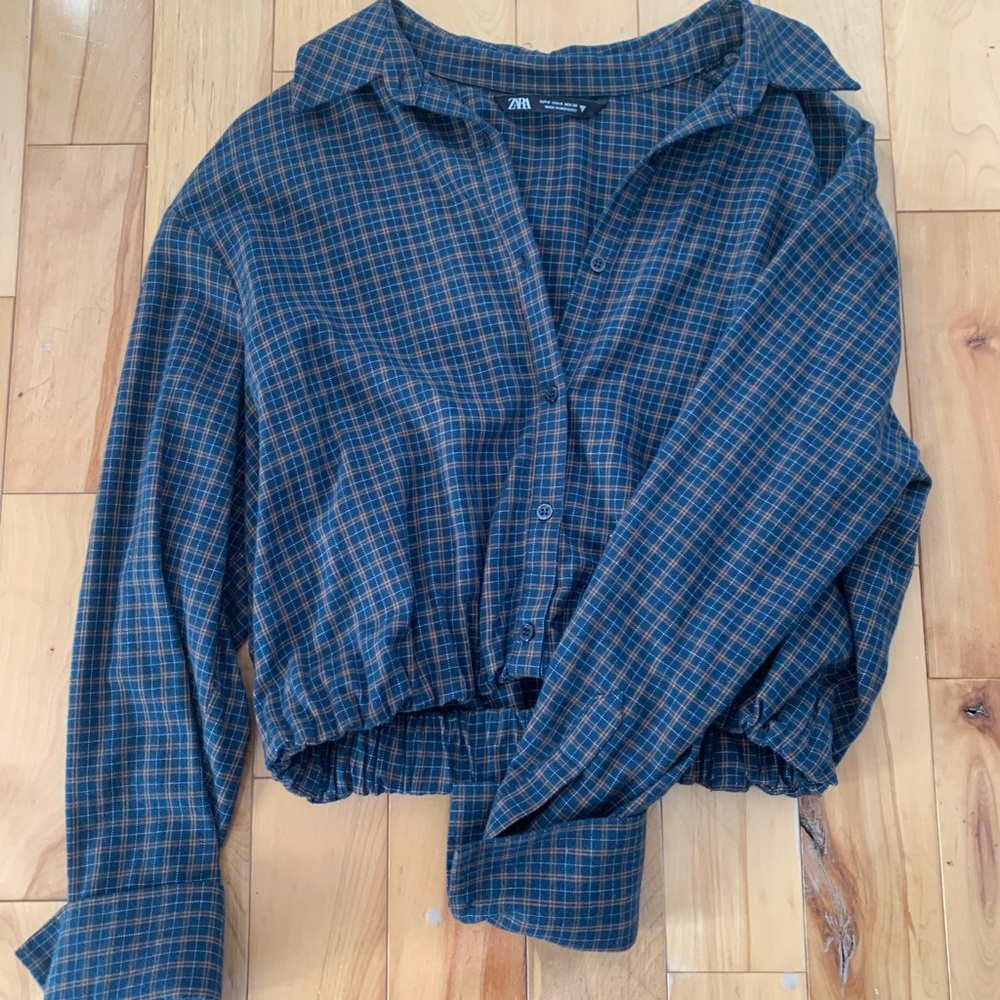 Zara patterned long sleeve